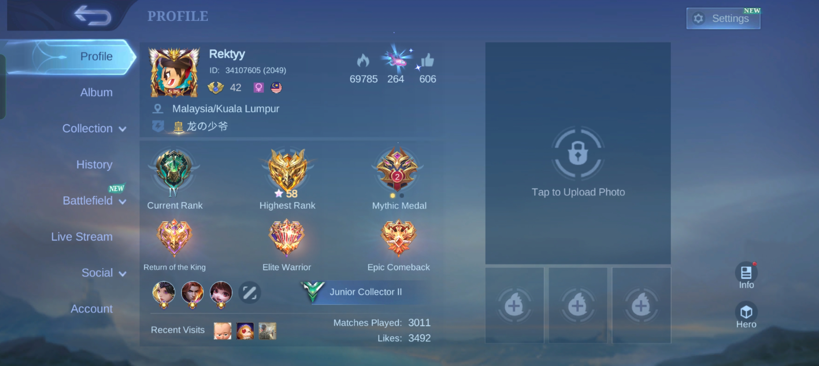 Mobile Legends Mythic Glory